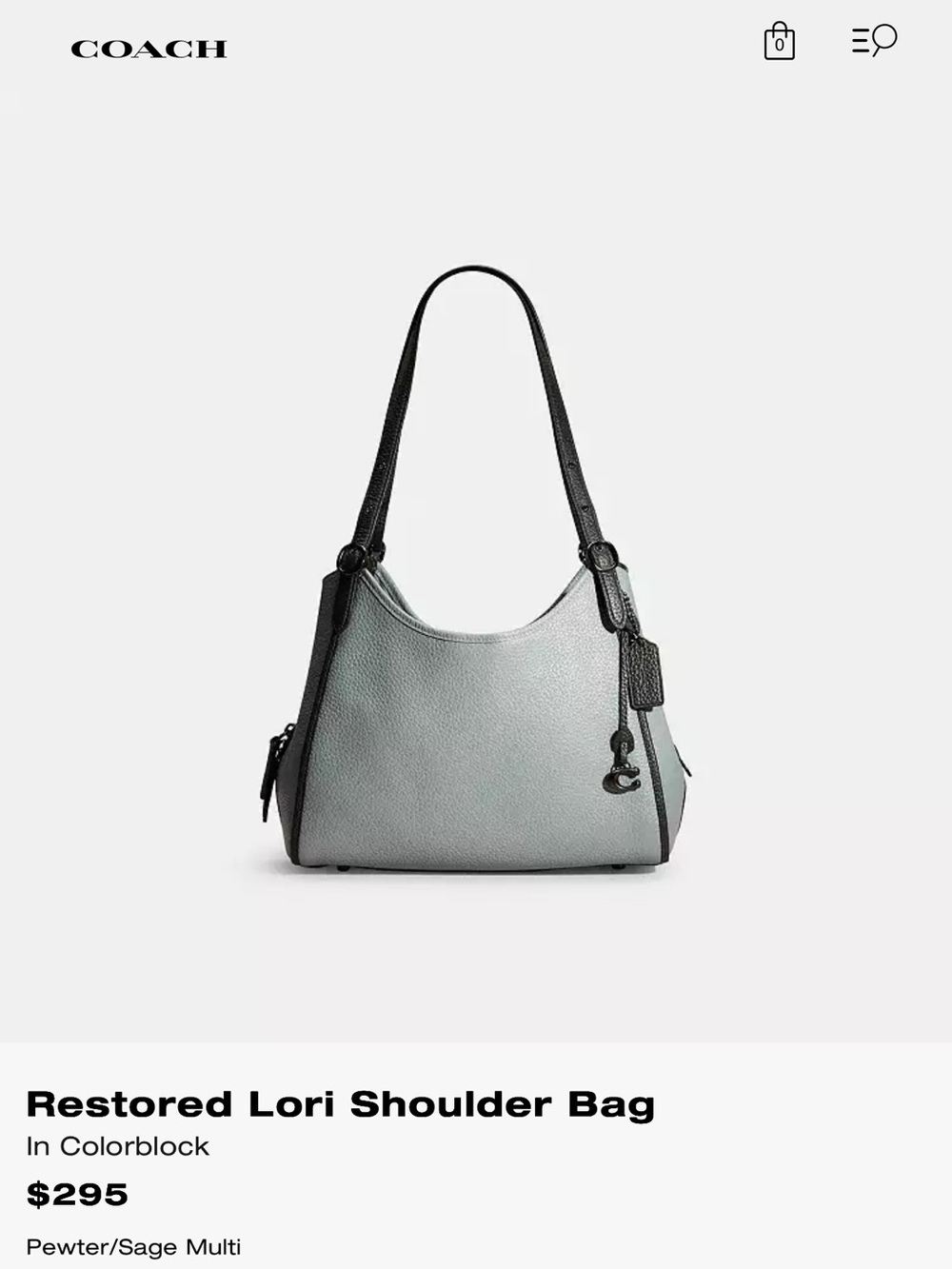 Coach Restored Lori Shoulder Bag